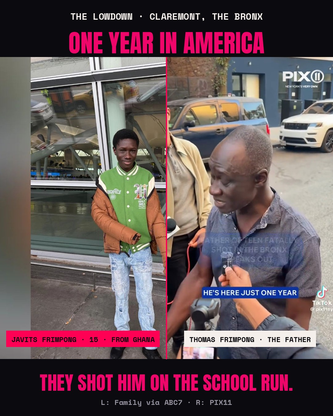 One Year in America — They Shot Javits Frimpong on His Way to School
